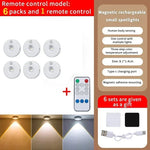 lampe led motion sensor nuit blanc moderne télécommande rechargeable autonomes