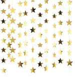 guirlande étoiles paillettes or noir argent verte fête anniversaire mariage réception décoration célébration confettis
