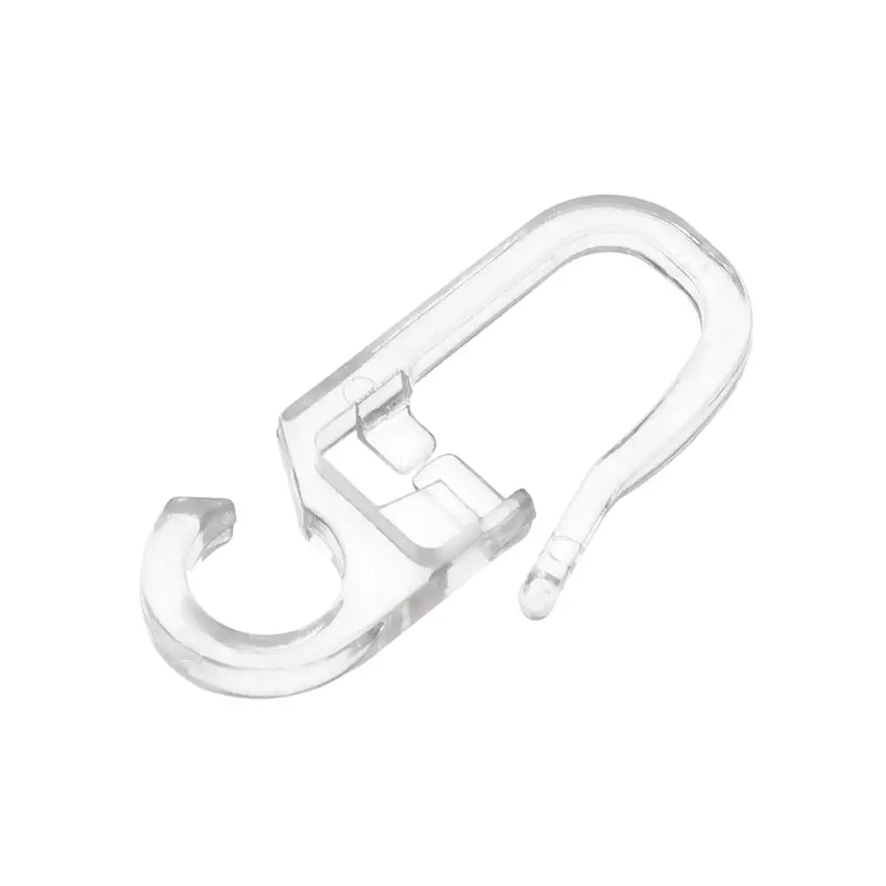 crochet moderne transparent fixations rideau polonais accessoires voies uni durable