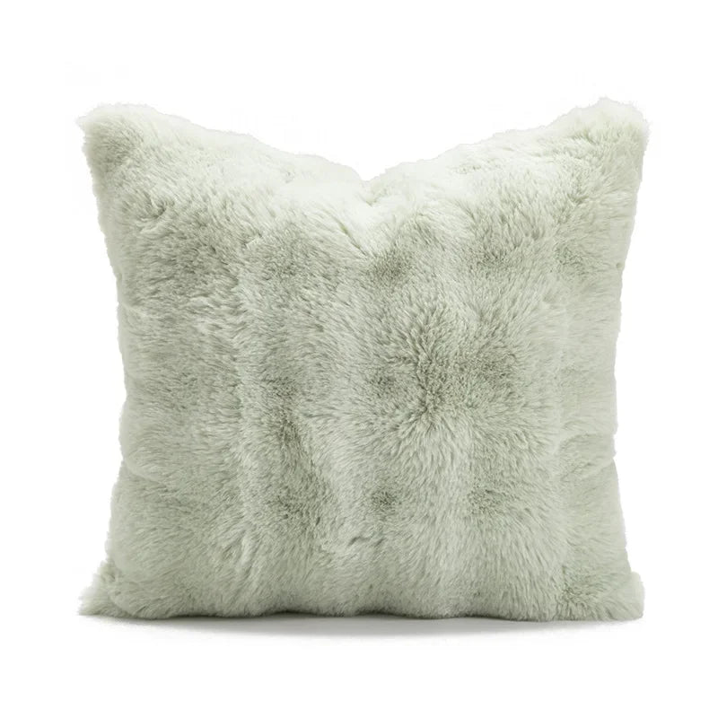 coussins décoratifs modernes nordique vert olive motif plissé texture polyester 45x45cm