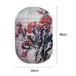lanternes chinoises traditionnelles fleurs calligraphie rouge noir anniversaire nouvel an