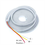 ruban led flexible blanc circulaire moderne clips 2700k 6500k étanche 24v