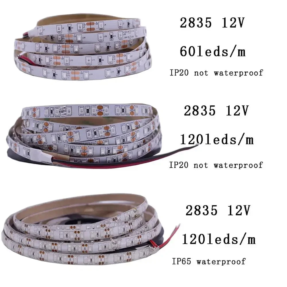 Bande LED UV 12V 60 LED/m étanche IP65
