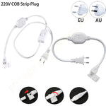 connecteur led 288 diodes blanc moderne bouton arrêt démarrage cable clips fixations