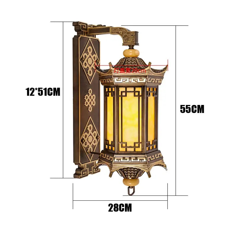 lampe murale dorée art déco motifs géométriques chambre entrée étude salle bain