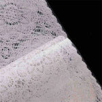serviettes table blancs motifs floraux dentelle fine classiques élégantes respectueuses environnement 45x30cm set 12