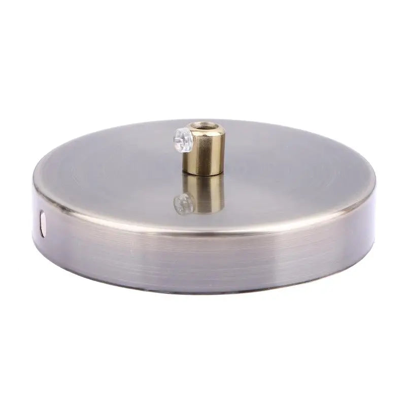 disques métalliques or argent rose doré noir blanc modernes accessoires plafonnier suspension base disque