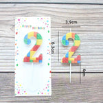 bougies anniversaire chiffres couleurs construction blocs decorative enfantine pique số đến
