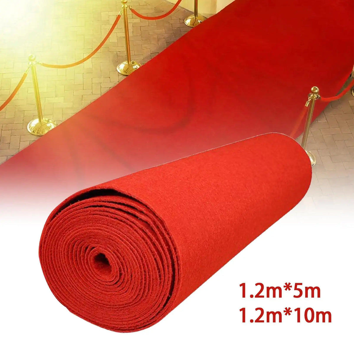 tapis rouge cérémonie défilé épais élégant festif 1.2m 5m x10m decoration événement