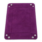 organiseur rangement moderne velours violet bleu vert rouge marron eyelets