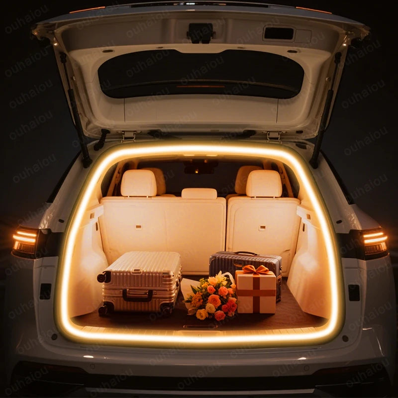 ruban led flexible blanc moderne adhésif connecteur électrique full set warm white half pack