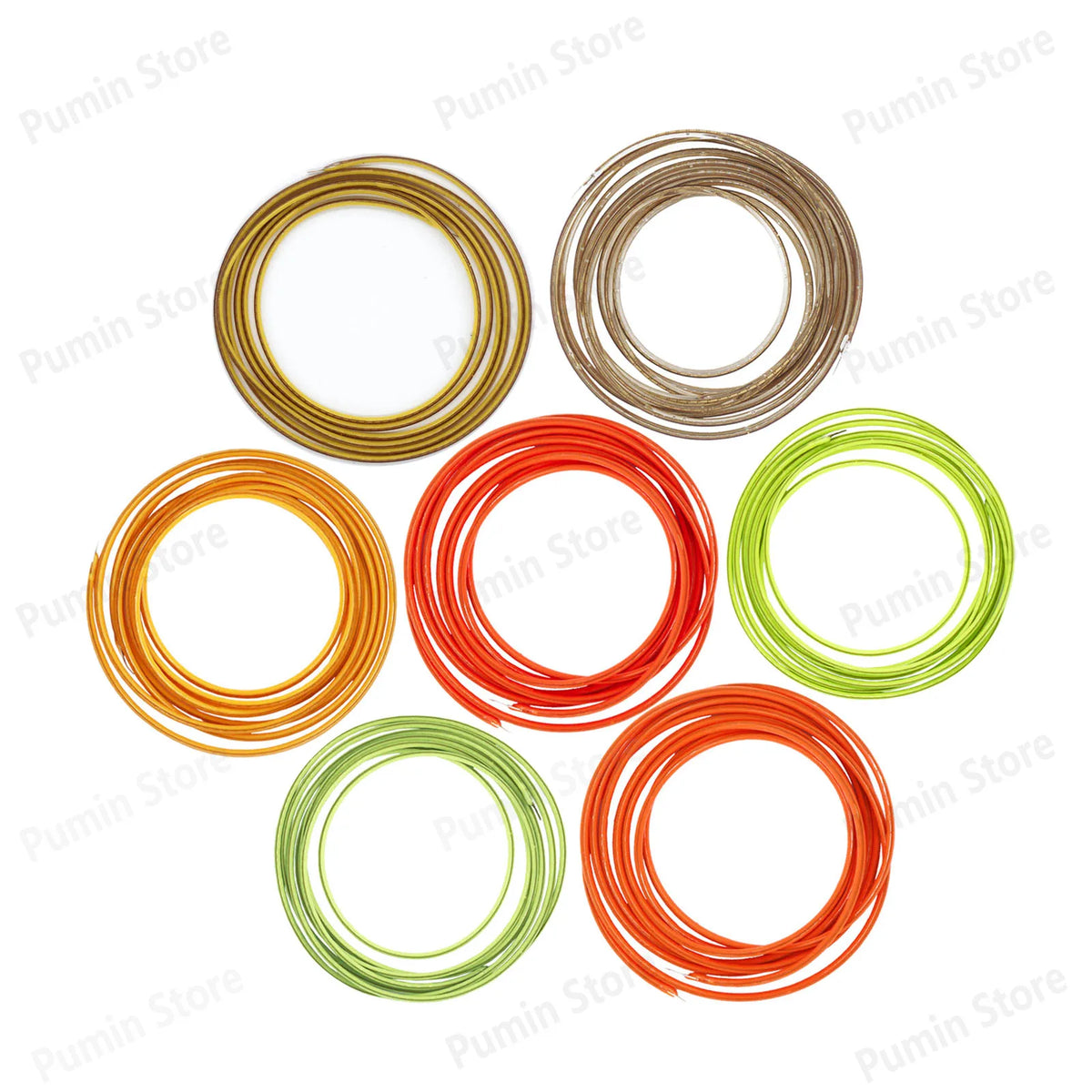 Ruban led flexible multicolore ondulé 1200mm clips fixation modernes
