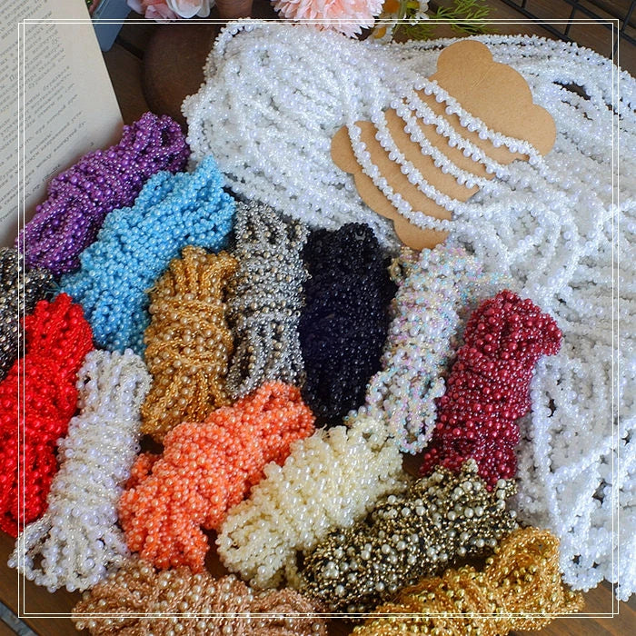 bracelets polyester multicolore blanc rouge or violet marron gris biodegradable