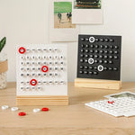 calendrier minimaliste moderne adhésif numéroté couleur blanche noire rouges oranges beige
