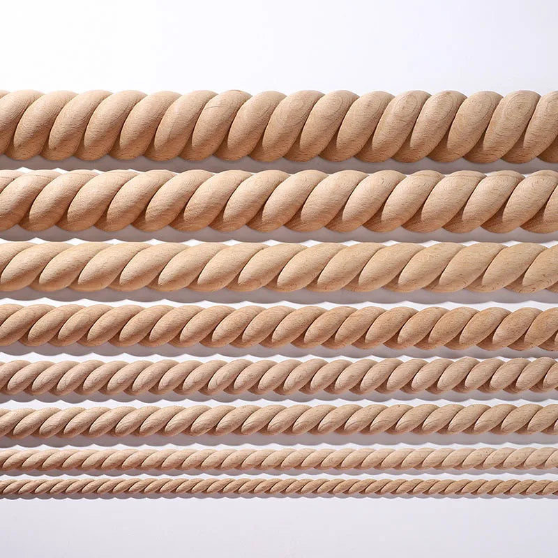 appliques murales bois torsadées classiques beige clair decoration noel plante occasionnelle sculptees decoratives