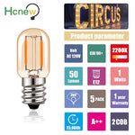 ampoule led filament transparente vintage e12 1w 2700k 25000h lumiere salle manger