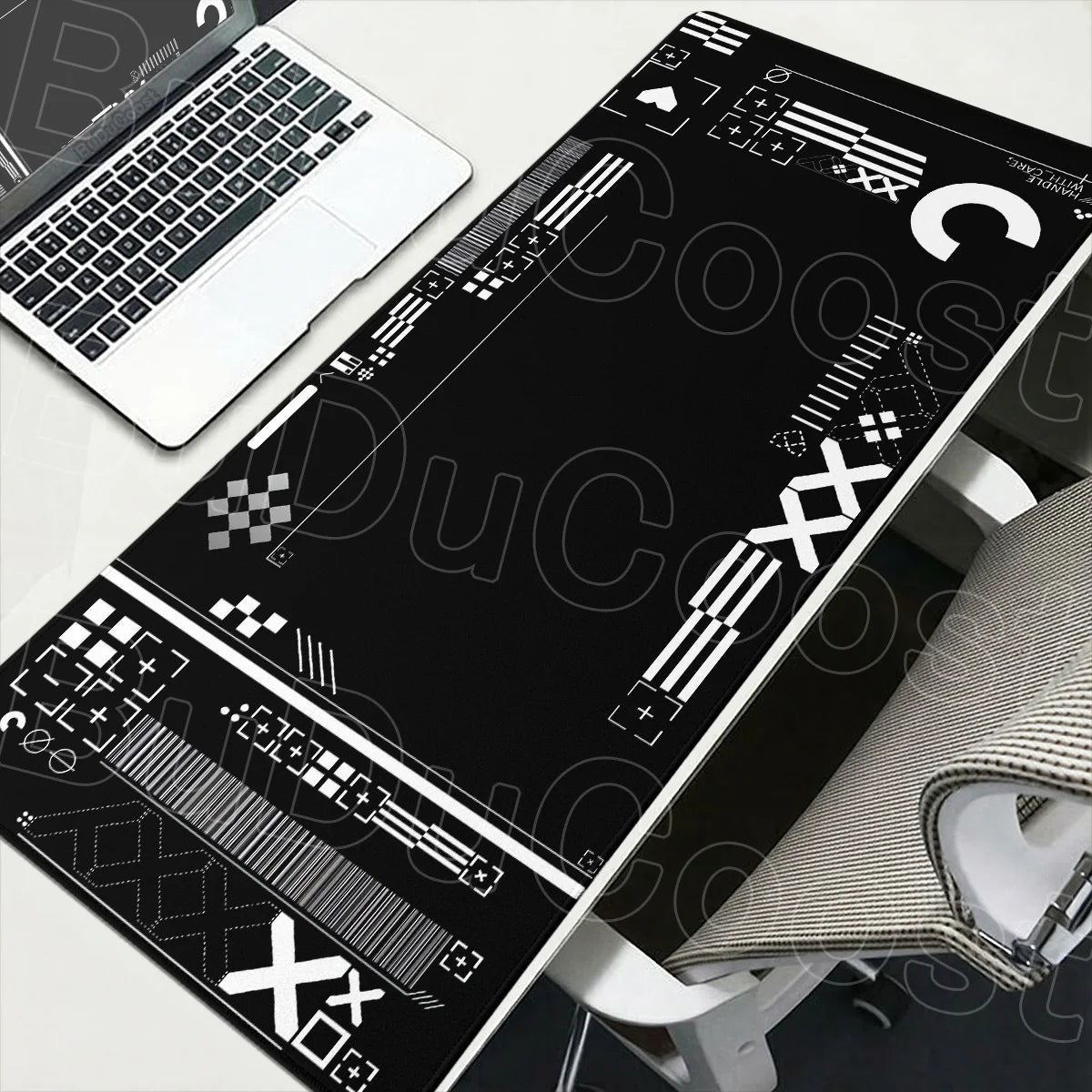 tapis souris csgo graphique noir rose bleu violet durable anti dérapant gaming hd print