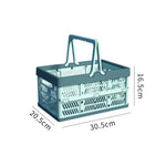 panier pliable bleu clair moderne grille ventilation poignée détachable rangement camping pique nique multifonctionnelextérieur