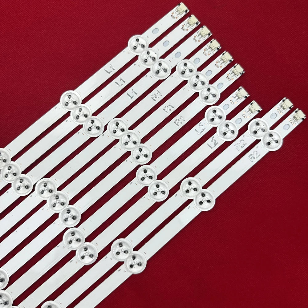 bandes rétroéclairage led blanc bleu moderne téléviseur 42inch opaques connecteurs 80pcs