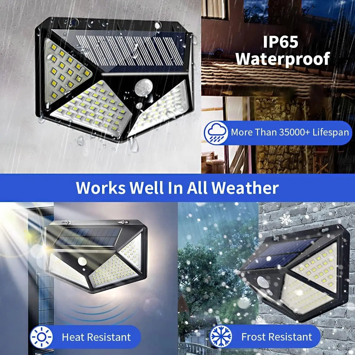 projecteur solaire détecteur mouvement extérieur led noir moderne portable