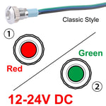 lampe led industrielle 8mm 10mm 12mm argent bleu rouge vert éclairage double ccc certifié