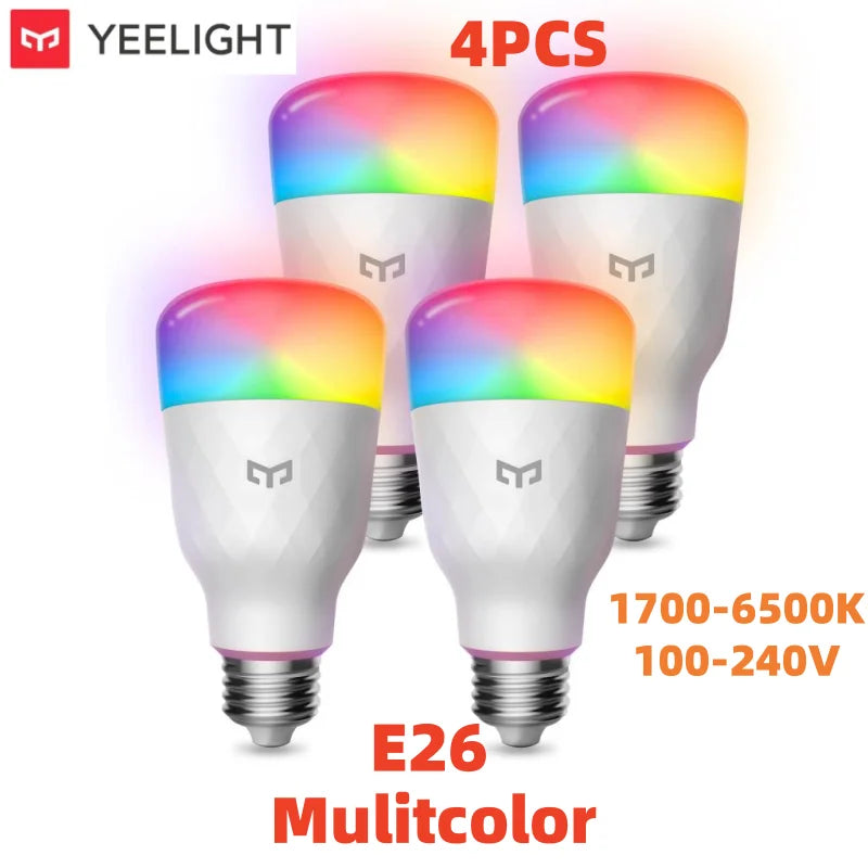 ampoule led intelligente e26 blanc moderne technologique commande vocale wifi couleur lumiere ambre 1700k