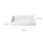 ensemble salle bain marbre blanc doré distributeur savon boîte mouchoirs diffuseur moderne
