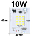 projecteur led diy 10w 20w 30w 50w 100w 150w 200w blanc froid ic intelligent