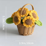 panier osier fleurs traditionnel marron clair décor intérieur maison fêtes anniversaires baby shower