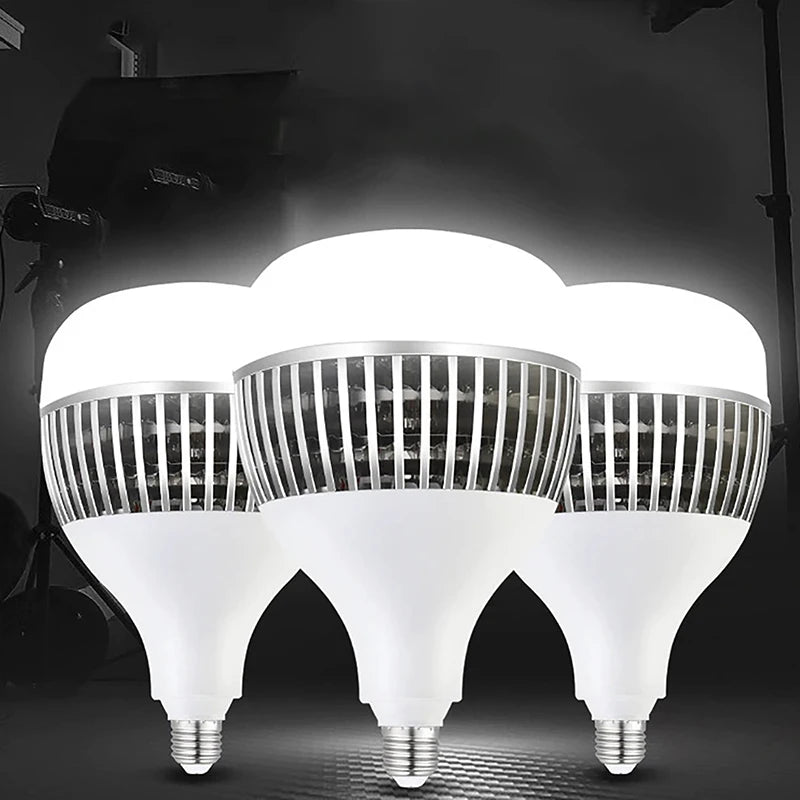 ampoule led 100w 150w 200w 250w 300w 50w 80w éclairage moderne étoupe e27 grille