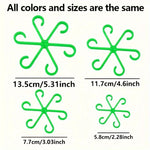 clips plante transparents verts floral moderne autonome croissance verticale 4pcs