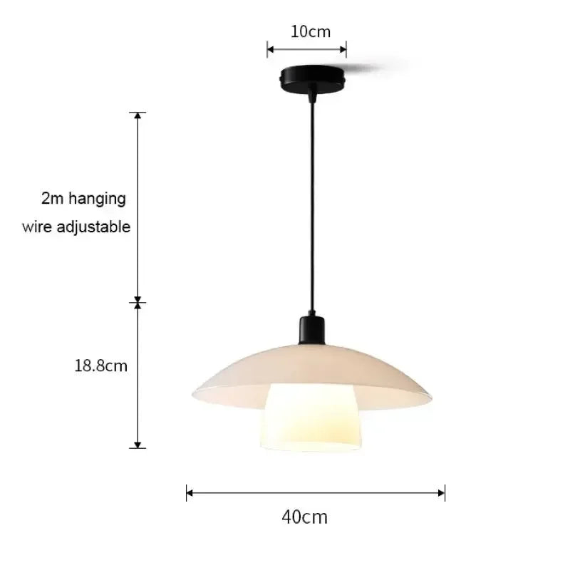 lampe suspendue moderne blanc noir mat pendentif cordon 90 260V 249 2000 lumens certification