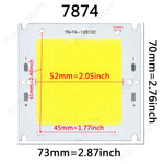 projecteur led source lumiere blanc moderne 50w 3000k 4000k 6000k 73mm 80x56mm
