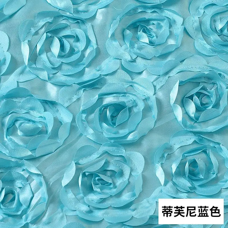 tapis mariage satin roses relief texturé violet rouge vert élégant antidérapant 50cm 130cm