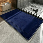 tapis bain gris clair doux antidérapant absorption rapide douche maison confortable moderne