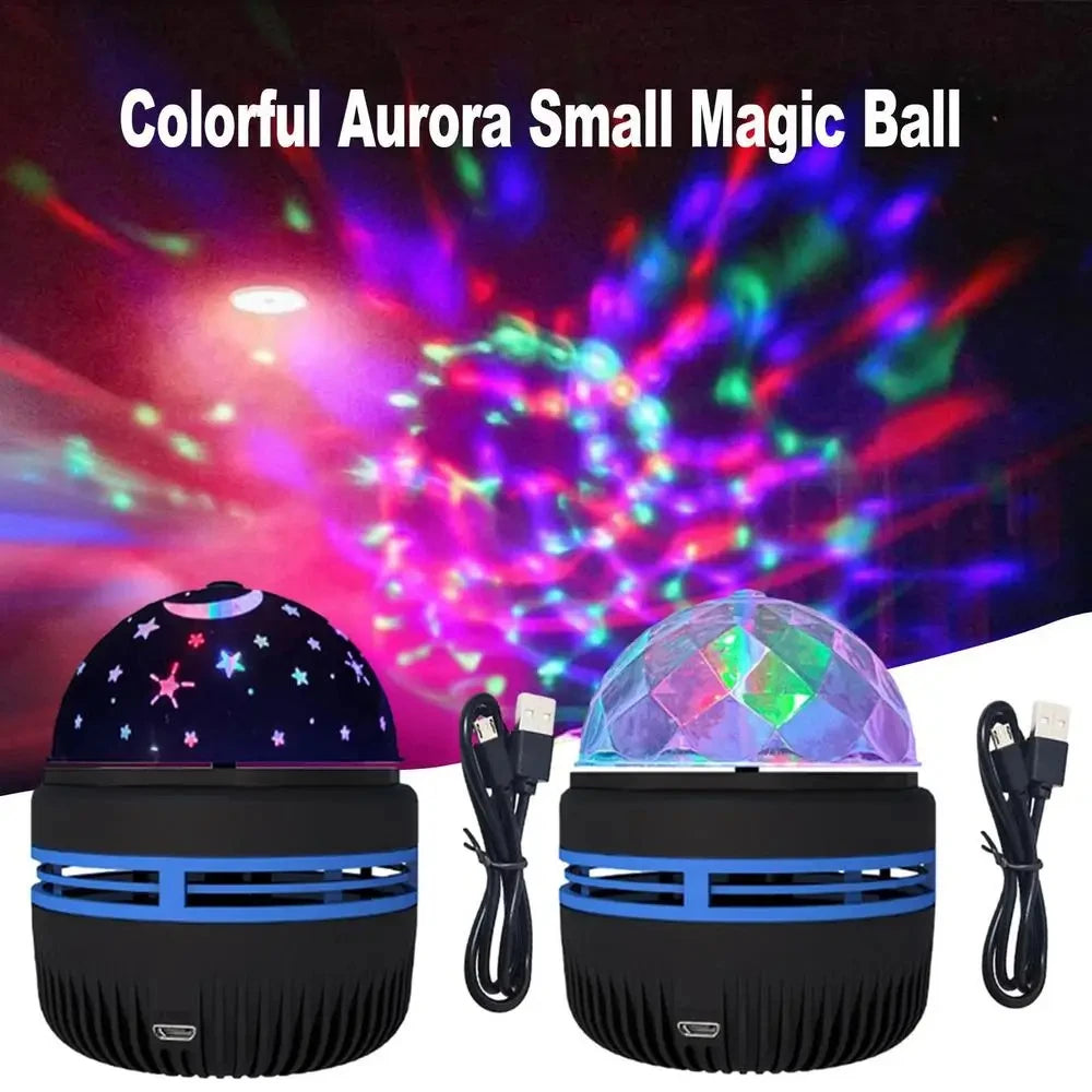 veilleuses led rotatives étoiles disco moderne festives lumière noire usb chambre