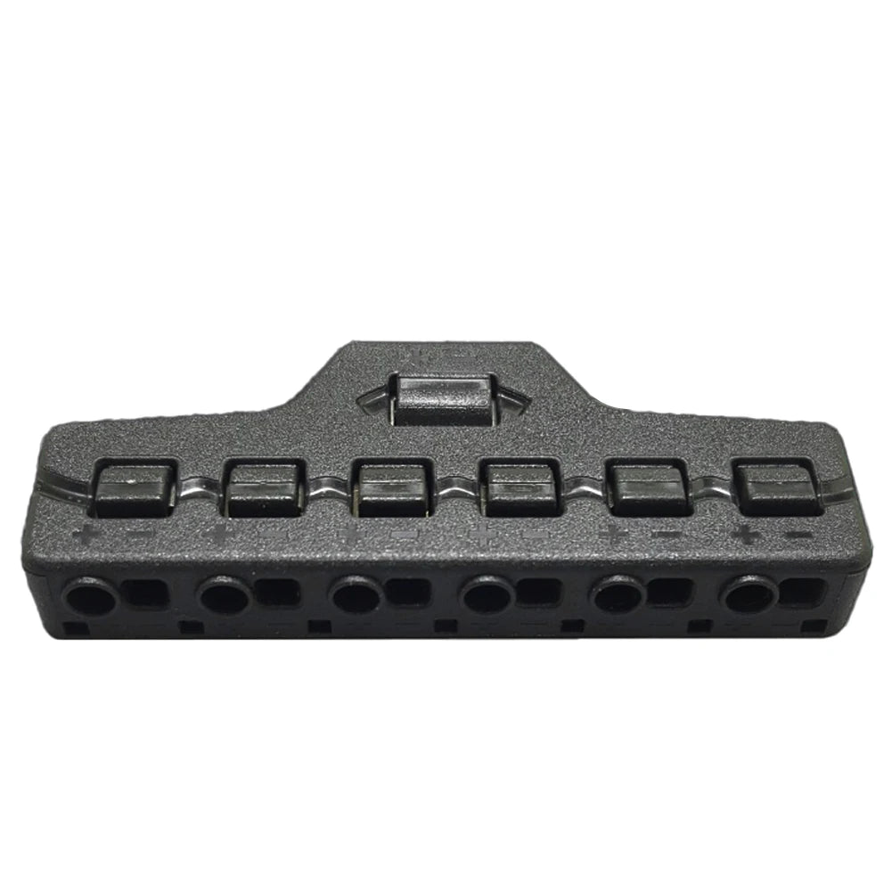 distributeur courant 24v moderne noir ports basse tension