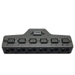 distributeur courant 24v moderne noir ports basse tension