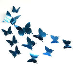 décoration murale papillons 3d autocollants différents minimaliste maison chambre enfants