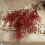 décoration naturelle branche artificielle rose blanche feuillage fin minimaliste opacité festive
