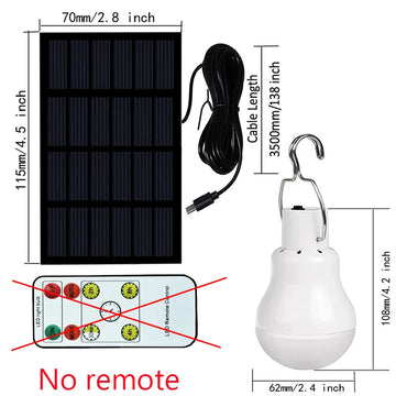 ampoule led solaire rechargeable usb blanc moderne ip55 étanche télécommande