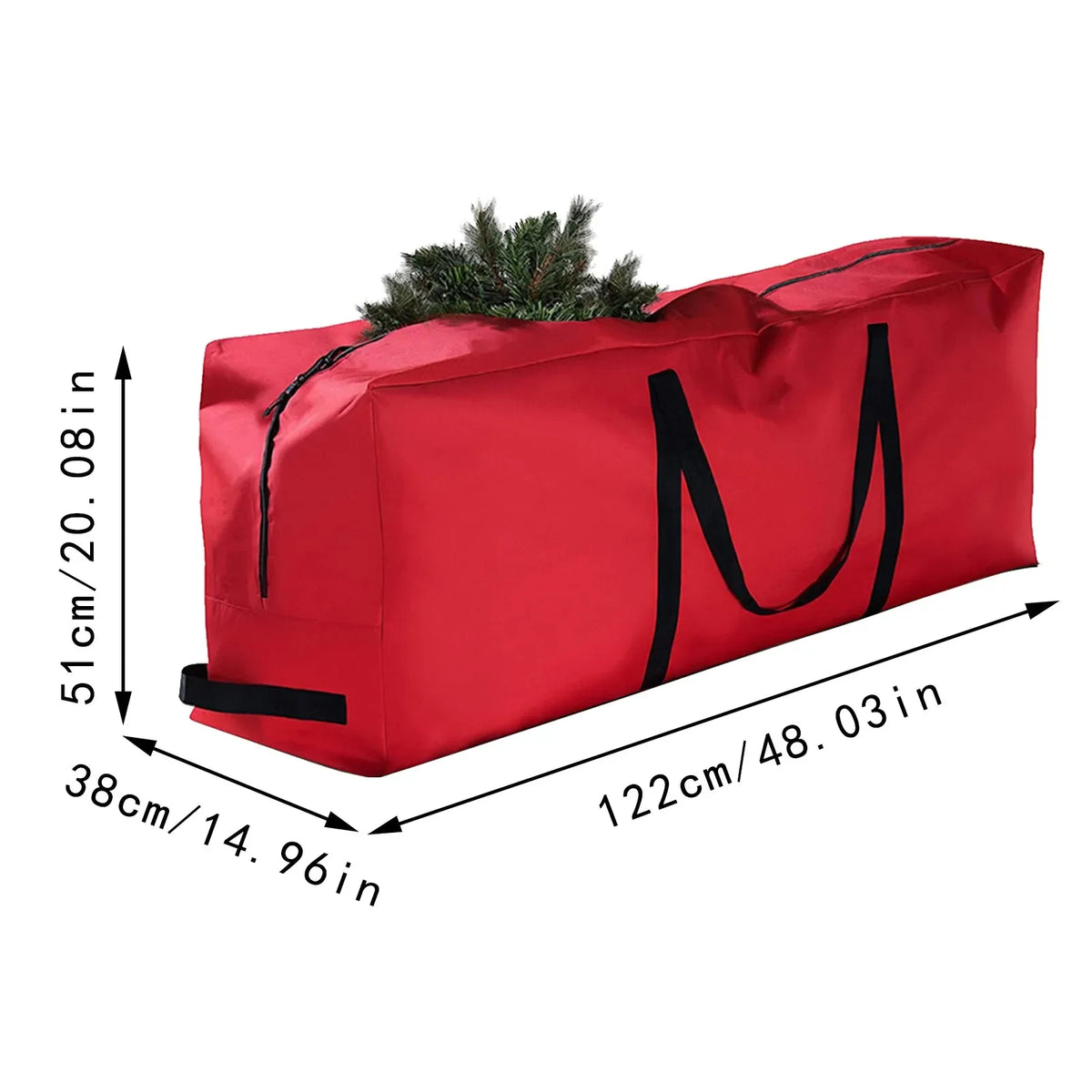 Sac de rangement Noël avec poignées renforcées