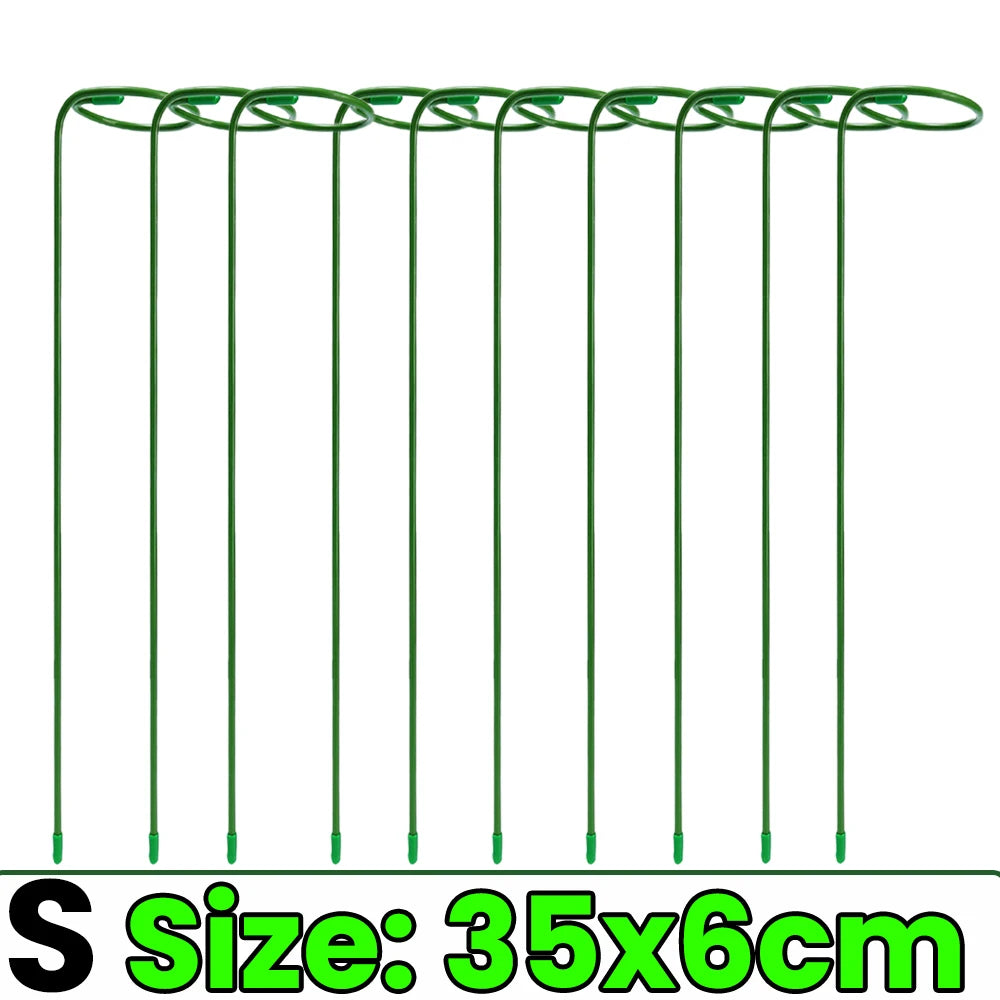 support floral métal vert moderne 55x6cm 45x6cm 35x6cm jardin rose légume vigne