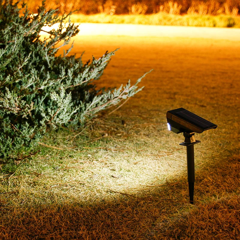 projecteur solaire extérieur led noir lumière blanche ip65 moderne minimaliste adjustableextérieur jardin