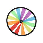 roue vent multicolore moderne rayures diagonales tringle extérieur jardin decoration