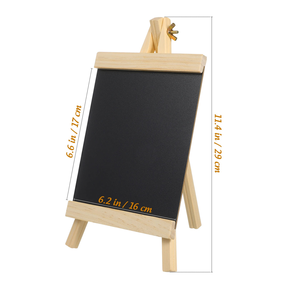 tableau noir pied bois classique minimaliste signe message mariage dimension 29cm 16cm