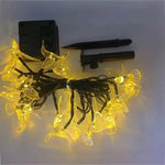 guirlande solaire colibri jaune rouge verte bleue deco exterieure jardin feerique led rgb