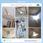 ventilateur led moderne vitesses télécommande noir blanc boisclair