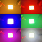 puce led cob carrée haute luminosité projecteur éclairage diy blanc chaud froid