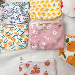 sac rangement réutilisable fleur canard orange moderne pliable multi usages